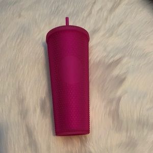 Starbucks - neon pink studded